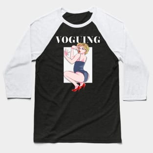 Voguing Drag Queen Dancer Gay LGBTQ Vogue Dance Baseball T-Shirt